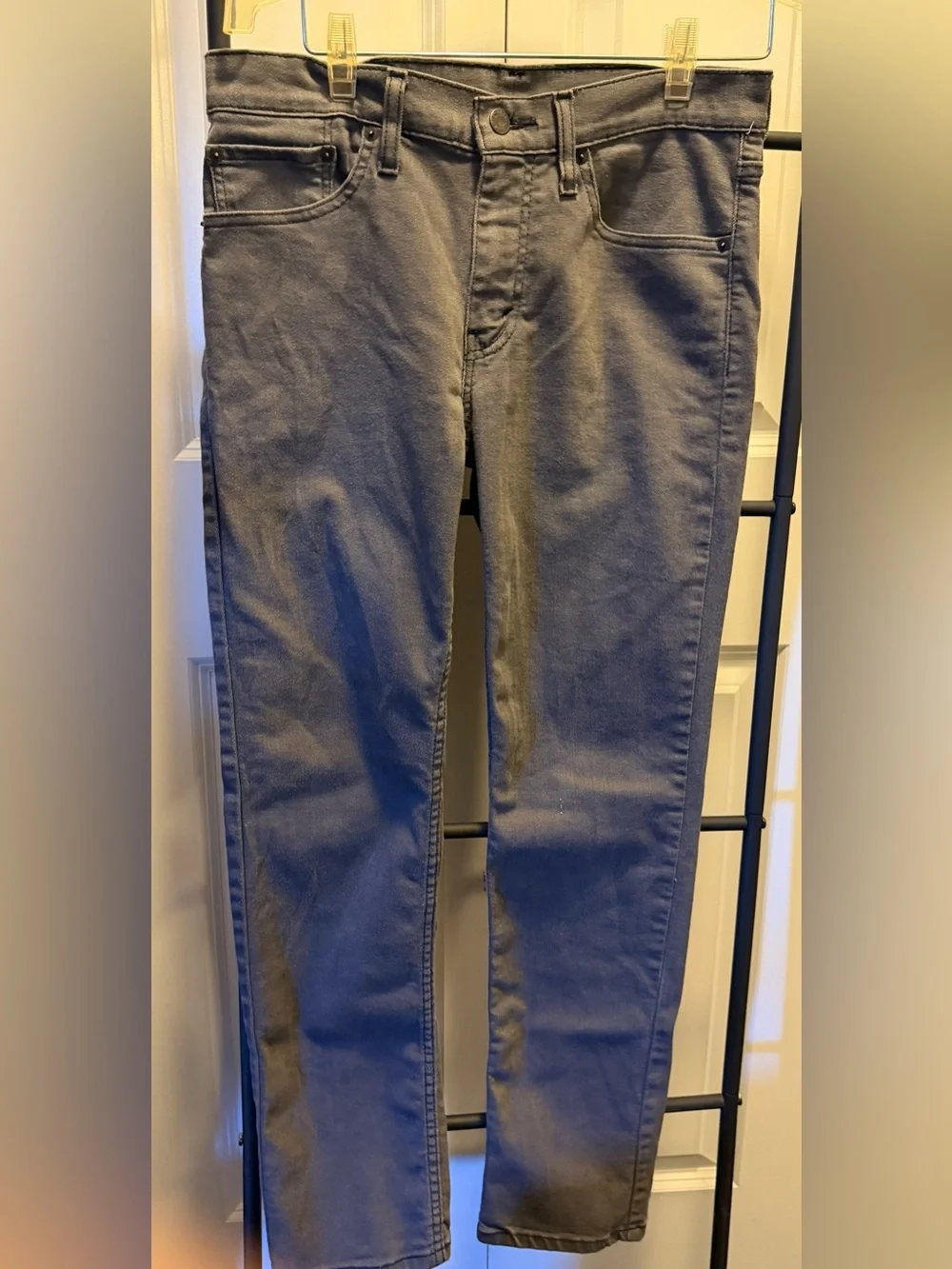 Levi's Men's Slim Jeans in Charcoal